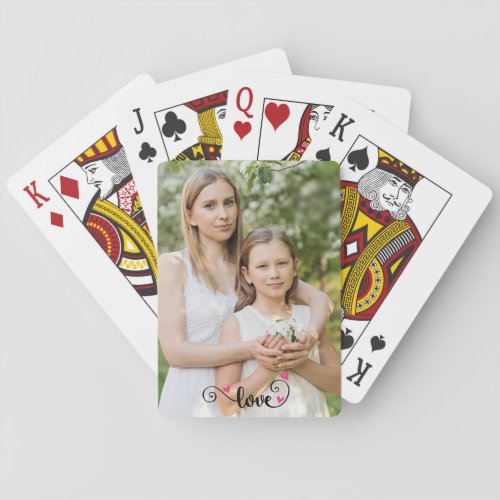 Photo Love Playing Cards