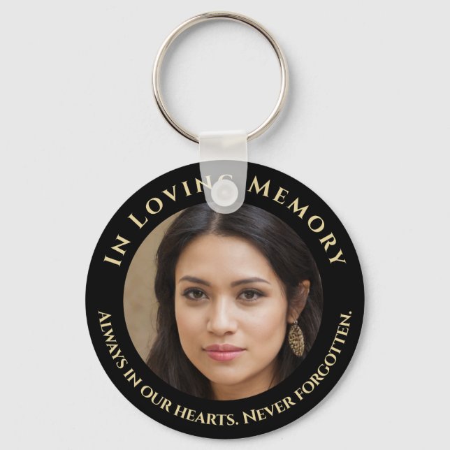 Photo Loving Memory Keychain (Front)