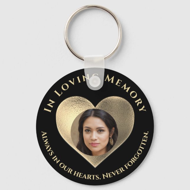 Photo Loving Memory Keychain (Front)