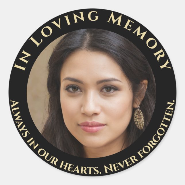 Photo Loving Memory Sticker (Front)