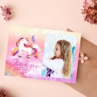 Photo Magical Unicorn Rainbow Birthday Party