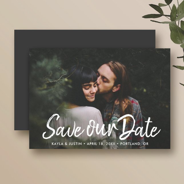 Photo Magnet Save the Date Wedding Invitation (Creator Uploaded)
