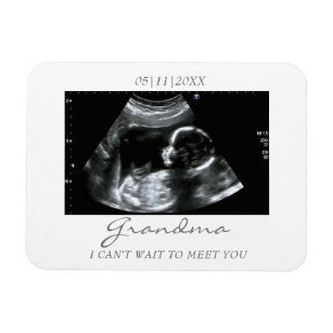 Hashtag Baby Magnetic Ultrasound Photo Frame