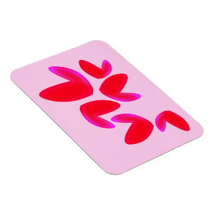 Photo magnet with Hearts