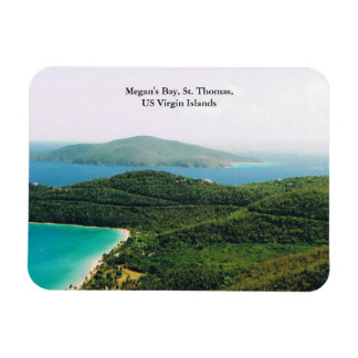Photo Magnet with Island Scene