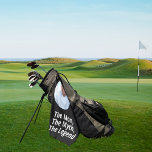 Photo man myth legend black white golf towel<br><div class="desc">Personalize and add your own photo. Text: The Man,  The Myth,  The Legend. Black background,  white text.</div>