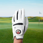 Photo man myth legend golf glove<br><div class="desc">Personalize and add your own photo. A white overlay so you can read the text. Text: The Man,  The Myth,  The Legend.</div>