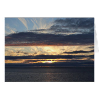 Photo map Midnight Sun at the Barents Sea Cards