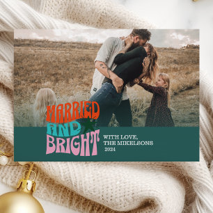 Photo Married and Bright Newlywed Holiday