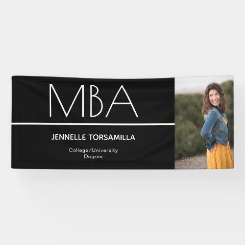 Photo MBA Graduation Banner