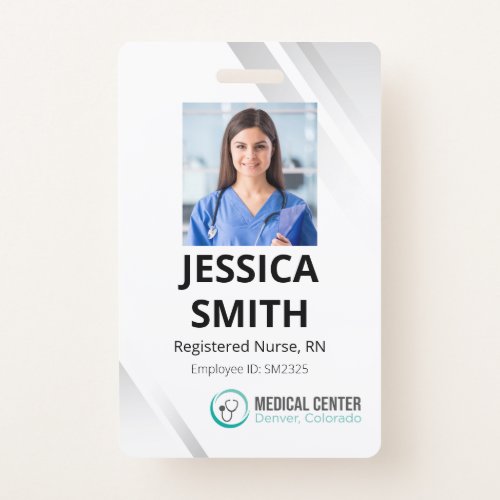 Photo Medical Office ID Badge