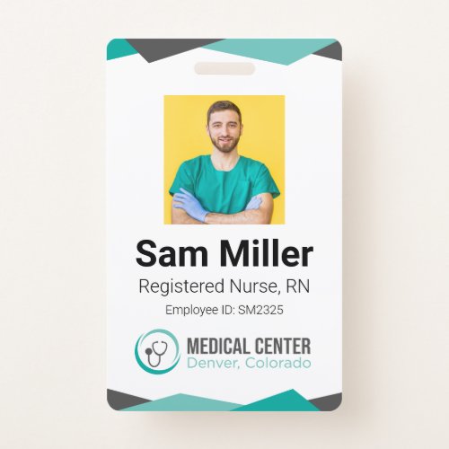 Photo Medical Office ID Badge