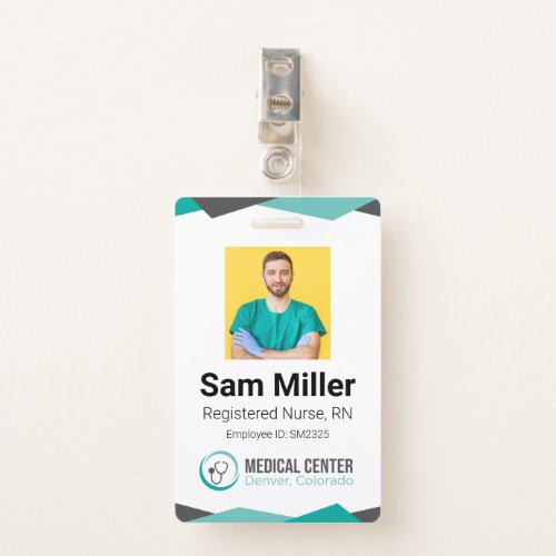 Photo Medical Office ID Badge