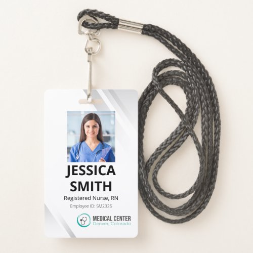 Photo Medical Office ID Badge