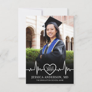 Photo Medical School Graduation Announcement