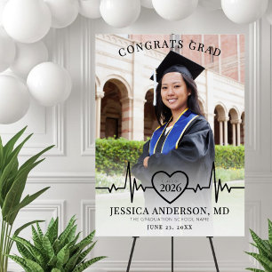 Photo Medical School Graduation Welcome Sign