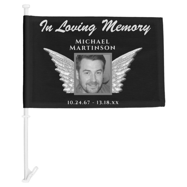 Photo Memorial  Car Flag (Front)