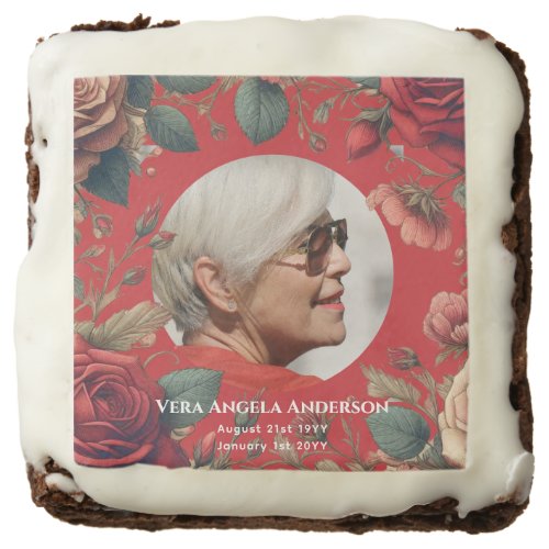 Photo Memorial Celebration of Life Funeral Gifts Brownie