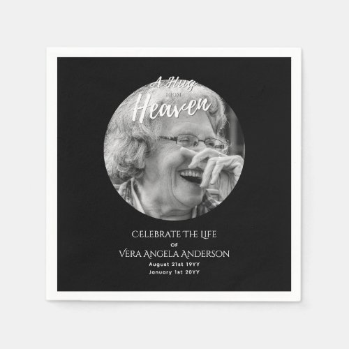 Photo Memorial Celebration of Life Funeral Gifts Napkins