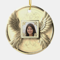 Photo Memorial Ceramic Ornament