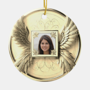 Photo Memorial Ceramic Ornament