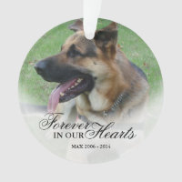 Photo Memorial Christmas Ornament