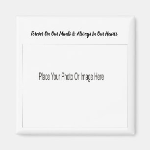 Photo Memorial Customize Magnet