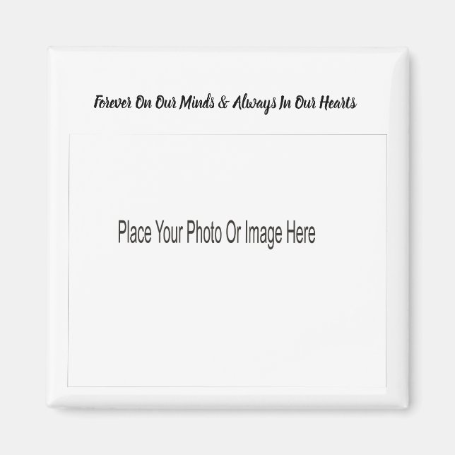 Photo Memorial Customize Magnet (Front)