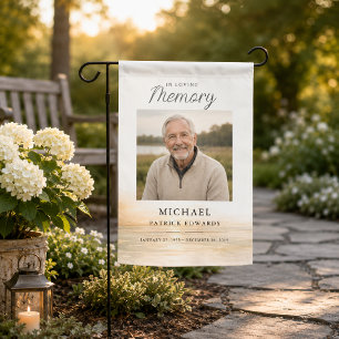 Photo Memorial Garden Flag Tribute