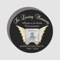 Photo Memorial in Loving Memory Car Magnet