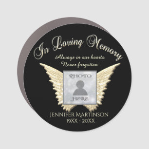Photo Memorial in Loving Memory Car Magnet