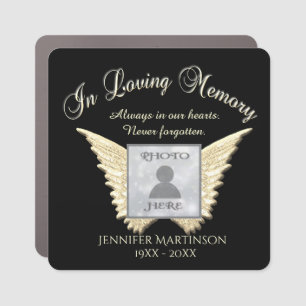 Photo Memorial in Loving Memory Car Magnet