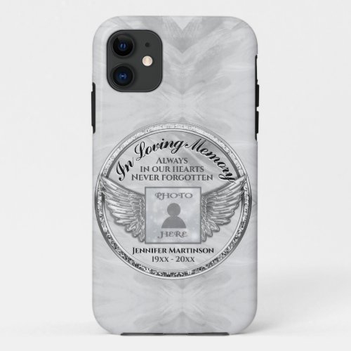 Photo Memorial in Loving Memory  iPhone 11 Case