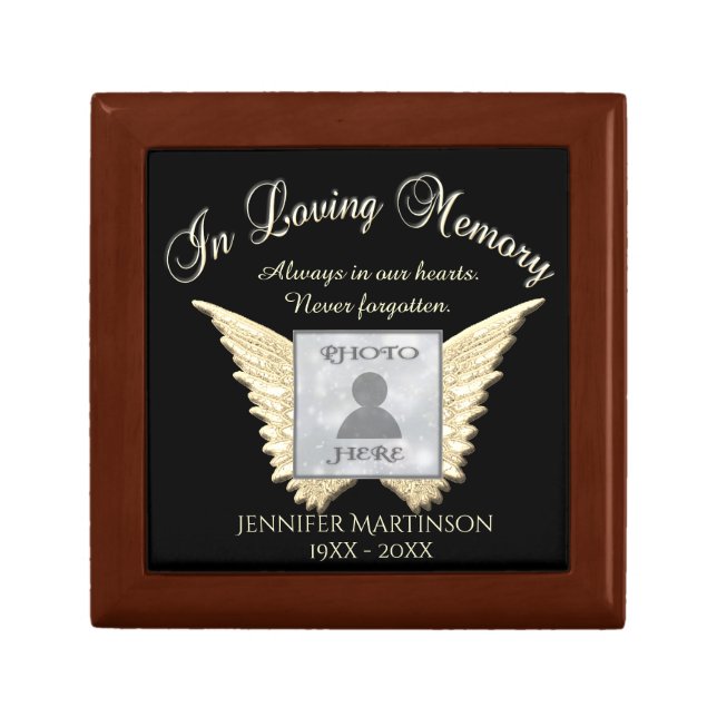 Photo Memorial in Loving Memory Gift Box (Front)