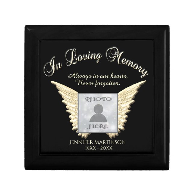 Photo Memorial in Loving Memory Gift Box (Front)