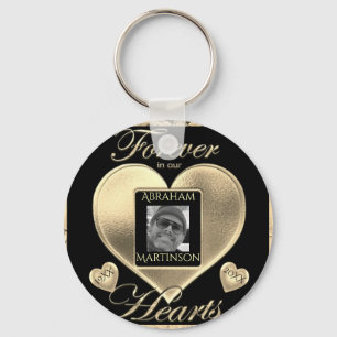 Photo Memorial in Loving Memory Keychain