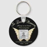 Personalized Memorial Aluminum Keychain - Upload Photo