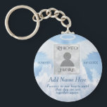 Photo Memorial in Loving Memory Keychain<br><div class="desc">Add a photo,  name and dates to make a cherished keepsake.</div>