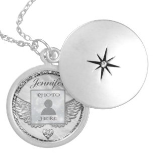 Photo Memorial in Loving Memory Locket Necklace