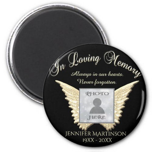 Photo Memorial in Loving Memory Magnet