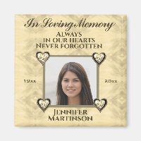 Photo Memorial in Loving Memory  Magnet