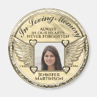 Photo Memorial in Loving Memory  Magnet