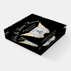 Photo Memorial in Loving Paperweight