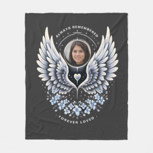 Photo Memorial Keepsake Fleece Blanket