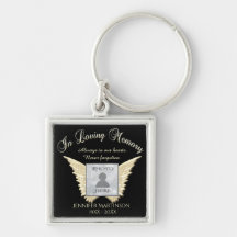 Photo Memorial Keychain