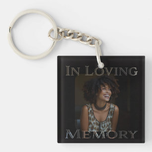 Photo Memorial Keychain