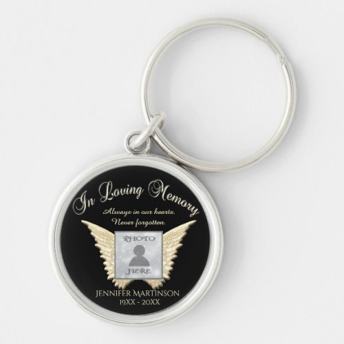 Photo Memorial Keychain