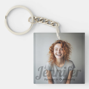 Photo Memorial Keychain