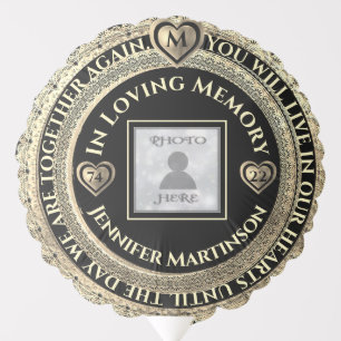 Photo Memorial Loving Memory Balloon