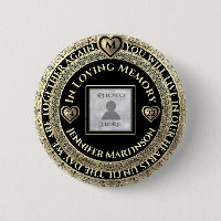 Photo Memorial Loving Memory Button